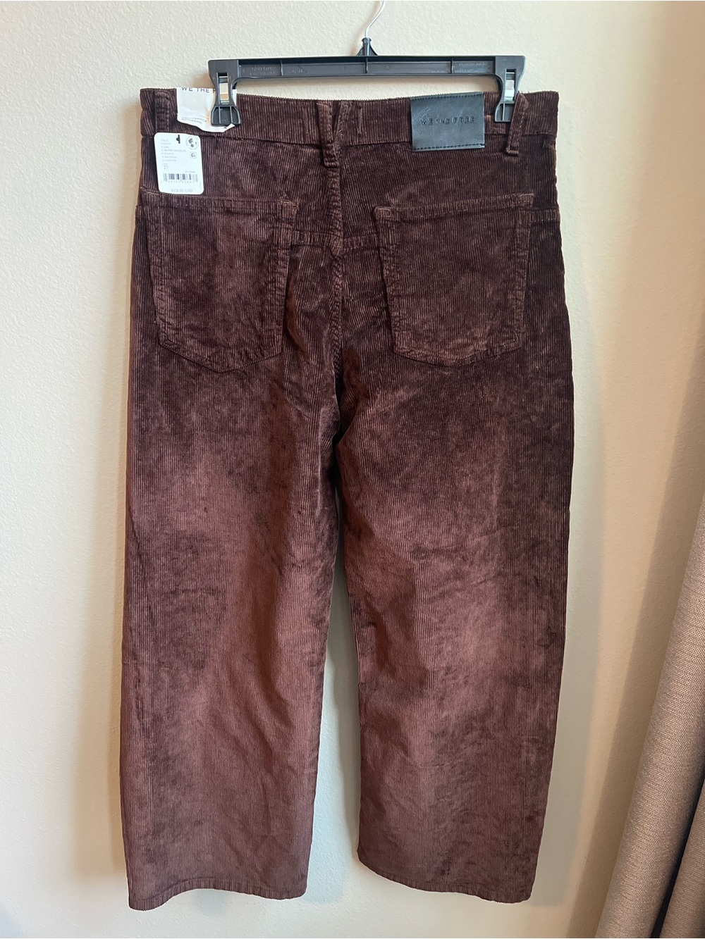 Free People Women's Deep Trance Corduroy Jeans in Shaved Chocolate - Picture 3 of 6